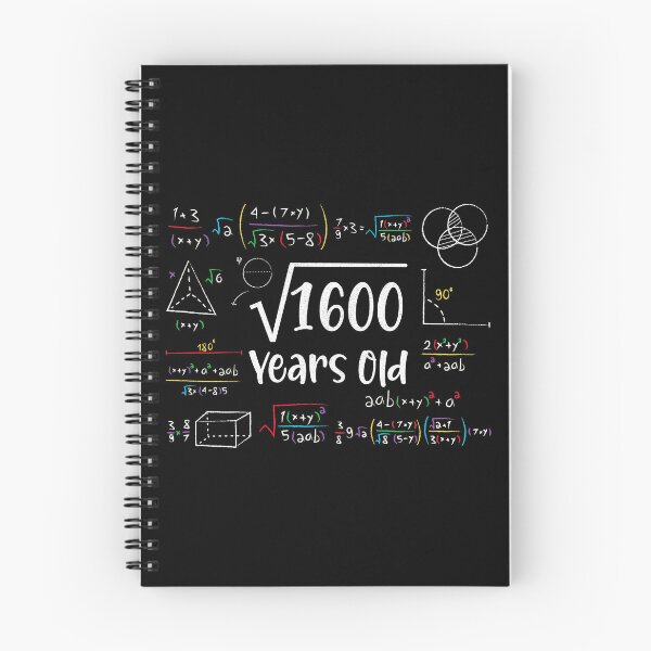 Item preview, Square Root of 1600 40th Birthday 40 Year Old Gifts Math Bday designed and sold by Blok45.