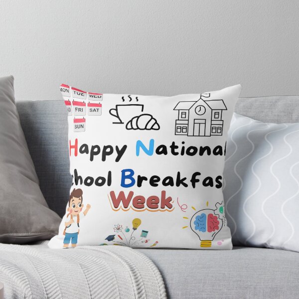 Item preview, Happy National School Breakfast   School Days Celebrate a Week of Learning designed and sold by World-Shop25.
