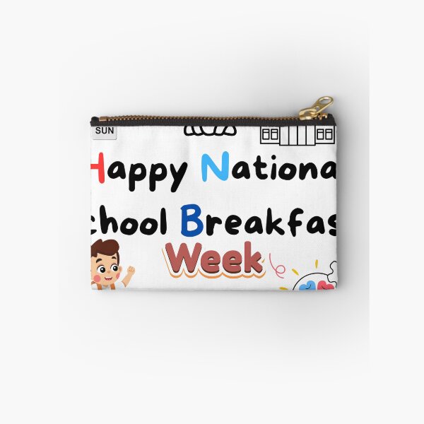 Item preview, Happy National School Breakfast   School Days Celebrate a Week of Learning designed and sold by World-Shop25.