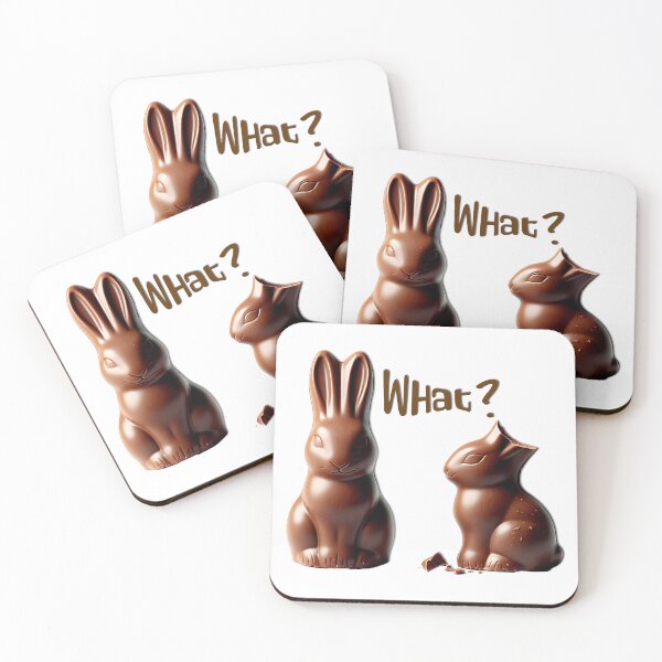 Item preview, chocolate bunny without ears designed and sold by DirtyHandz.