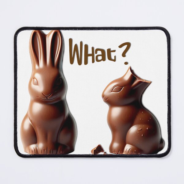 Item preview, chocolate bunny without ears designed and sold by DirtyHandz.