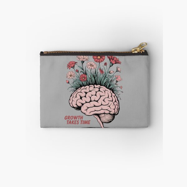 Item preview, Growth Takes Time – Blooming Brain Illustration designed and sold by ViviNyks.