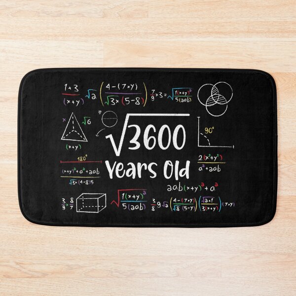 Item preview, Square Root of 3600 60th Birthday 60 Year Old Gifts Math Bday designed and sold by Blok45.