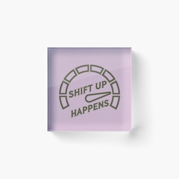 Item preview, Shift Up Happens: Speedometer Magic for Driven Daredevils designed and sold by CoolVisionStd.