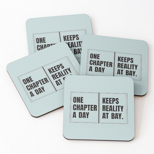 Item preview, One Chapter A Day Keeps Reality At Bay For Book Lovers designed and sold by TheSassyNoble.