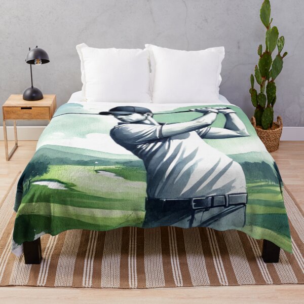 Item preview, Watercolor Golfer – Birthday Golf Theme Art designed and sold by Monika Howarth.