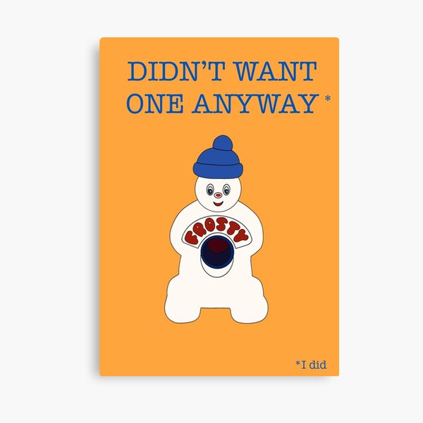 Item preview, Mr. Frosty – Minimalist Bold Digital Art Design  designed and sold by TillyFlopButterCup.
