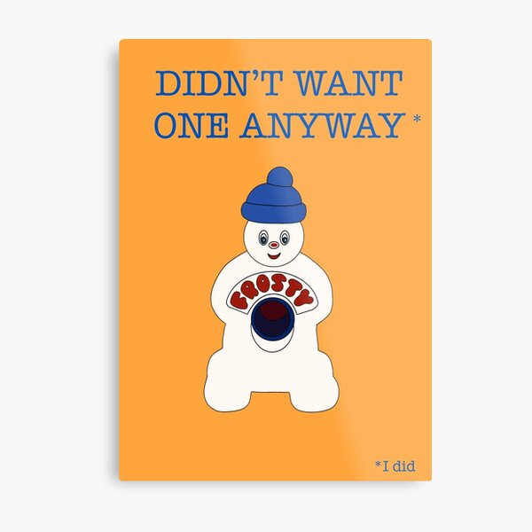 Item preview, Mr. Frosty – Minimalist Bold Digital Art Design  designed and sold by TillyFlopButterCup.