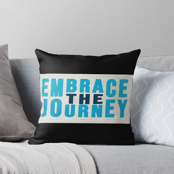 Item preview, Embrace The Journey - Mindful Typography Design - Life Path Inspiration Art designed and sold by TomArtStudio.