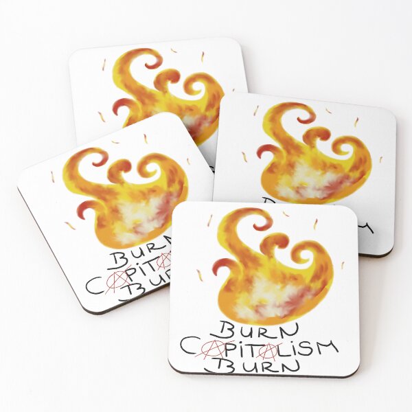 Item preview, burn capitalism burn designed and sold by Kalhanne.