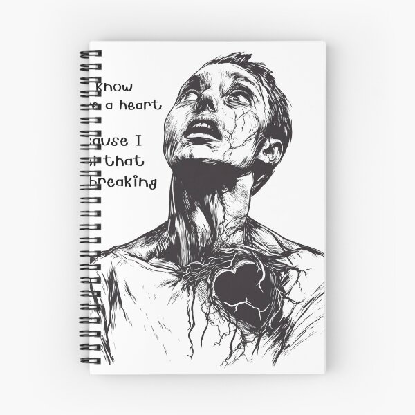 Item preview, T-Shirt – Express Your Emotions in Style | "I Know I Have a Heart Because I Feel That It's Breaking" designed and sold by BatkuzaHUB.