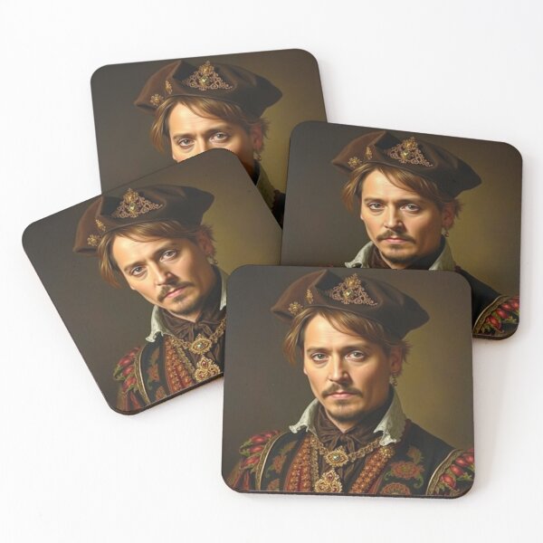 Item preview, Lord Baron Von Depp - Johnny Depp as a old time portrait designed and sold by Vintage Designs +.