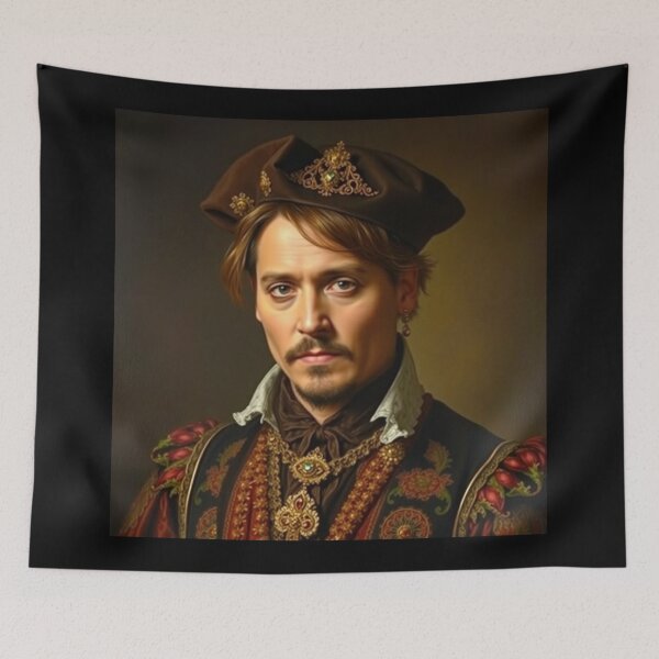 Item preview, Lord Baron Von Depp - Johnny Depp as a old time portrait designed and sold by Vintage Designs +.