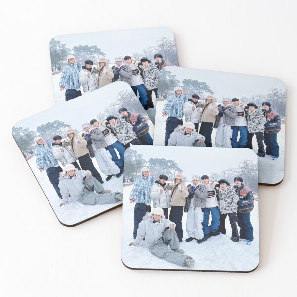 Item preview, SKZ winter poster You make STRAY KIDS stay kpop hot black and white ot8 designed and sold by Kpop-Noona.