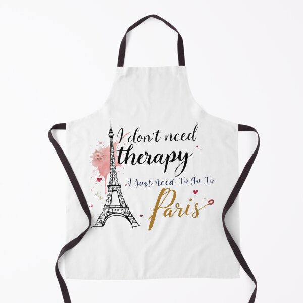Artikelvorschau, Ich brauche keine Therapie, ich muss nur nach Paris – Lustiges Design für Paris-Reiseliebhaber entworfen und verkauft von IM Hunter.