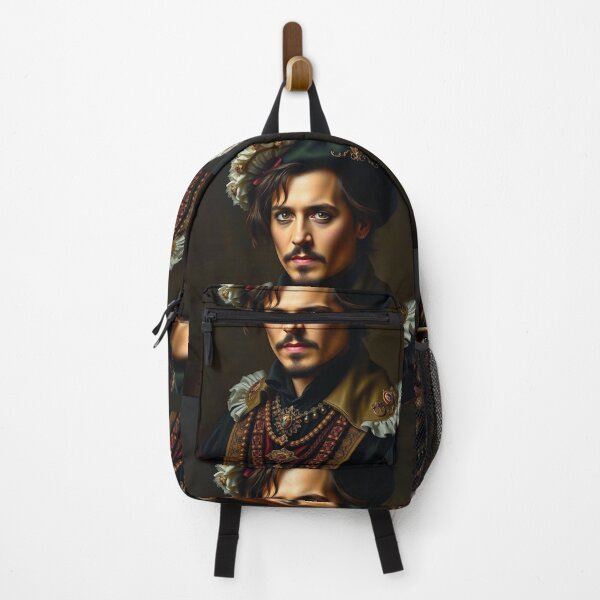 Item preview, The Marquis de Depp - Johnny Depp as a old time portrait designed and sold by Vintage Designs +.