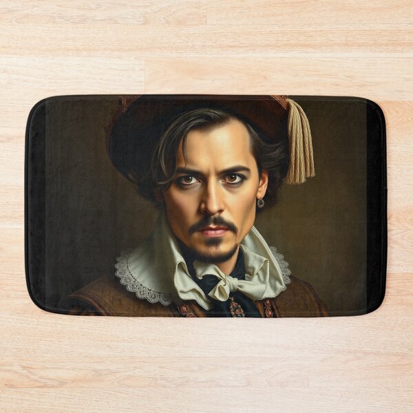 Item preview, His highness Prince Depp - Johnny Depp as a old time portrait designed and sold by Vintage Designs +.