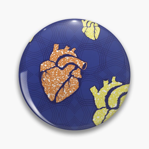 Item preview, Heart fabric patterns designed and sold by Wolagno.