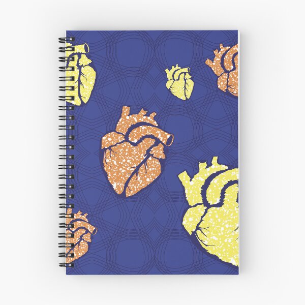 Item preview, Heart fabric patterns designed and sold by Wolagno.
