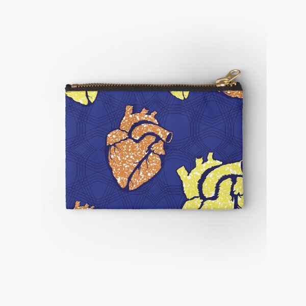 Item preview, Heart fabric patterns designed and sold by Wolagno.