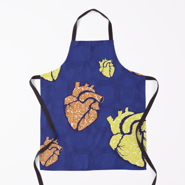 Item preview, Heart fabric patterns designed and sold by Wolagno.