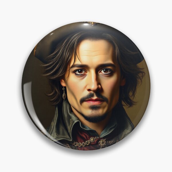 Item preview,  Sir Francis Depp - Johnny Depp as a old time portrait designed and sold by Vintage Designs +.