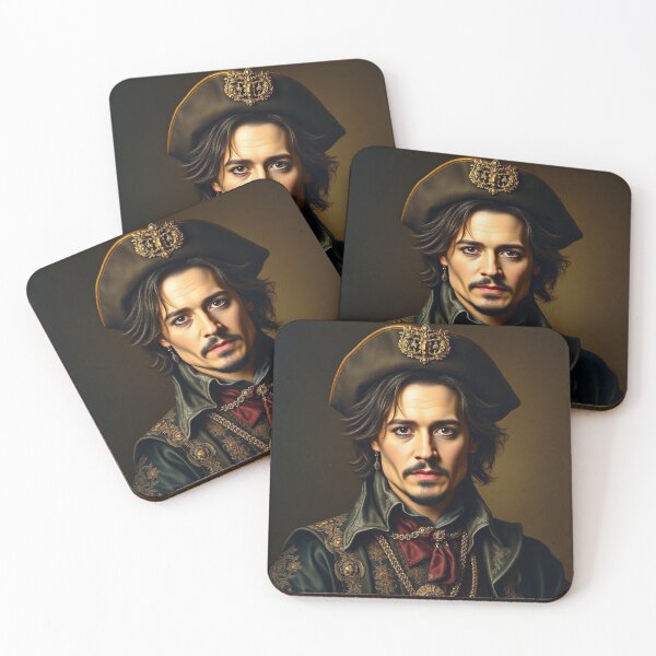 Item preview,  Sir Francis Depp - Johnny Depp as a old time portrait designed and sold by Vintage Designs +.