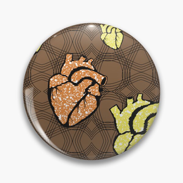 Item preview, Heart fabric patterns designed and sold by Wolagno.