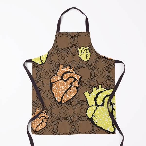 Item preview, Heart fabric patterns designed and sold by Wolagno.