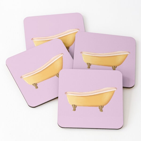 Item preview, Vintage Yellow Bathtub designed and sold by Ludmila Vago.