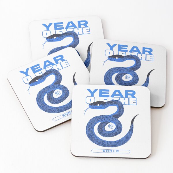 Item preview, Year Of The Snake Blue Snake 蛇年 designed and sold by GraTEEtude.
