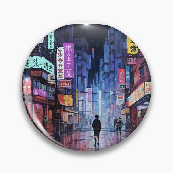 Artikelvorschau, Bezaubernder Nachtspaziergang durch lebhafte japanische Straßen entworfen und verkauft von SmahiCreations.