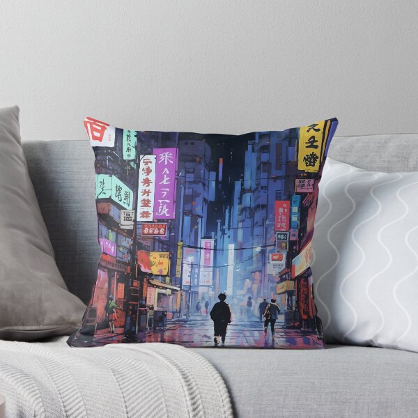 Item preview, Enchanting Night Stroll Through Vibrant Japanese Streets designed and sold by SmahiCreations.