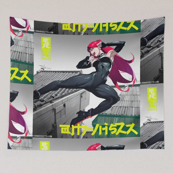 Item preview, Ninja Assassin Female Anime Manga illustration pop culture designed and sold by Vintage Designs +.