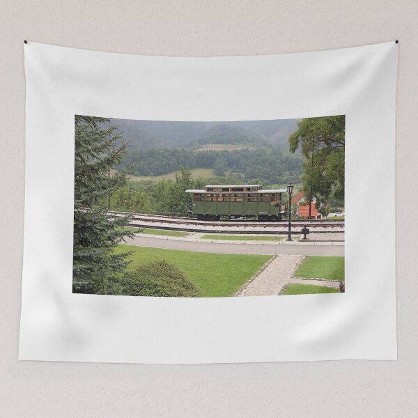 Item preview, railway station on mountain vintage designed and sold by goceris.