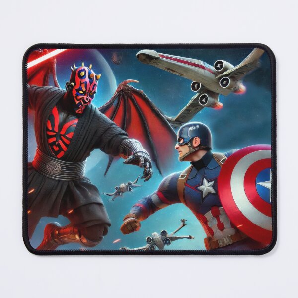 Item preview, Captain America VS Darth Maul designed and sold by ArtGeekStore.