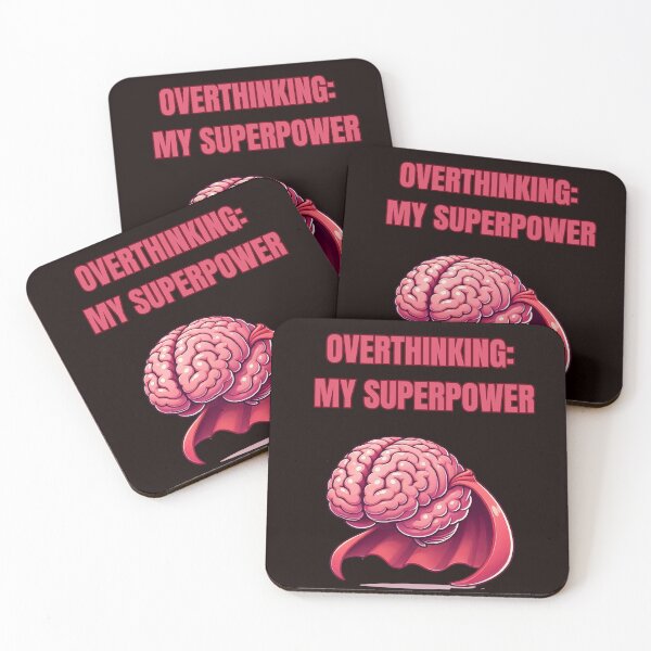 Item preview, The Overthinking Machine – Super Brain Mode designed and sold by GrafiShop.