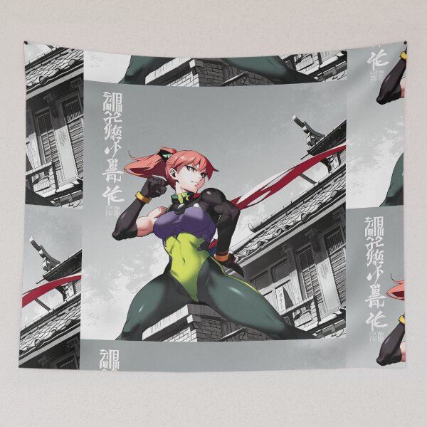 Item preview,  Ninja Assassin Female Anime Manga illustration pop culture designed and sold by Vintage Designs +.