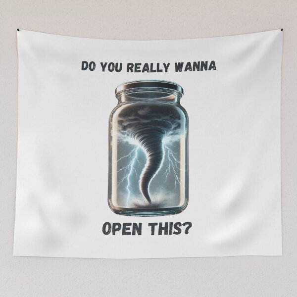 Item preview, Tornado Climate Protection and Funny Shirt designed and sold by JantarBee.