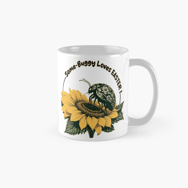 Item preview, Some-Buggy Loves Easter Cute Ladybug Sunflower designed and sold by MajeStreet.