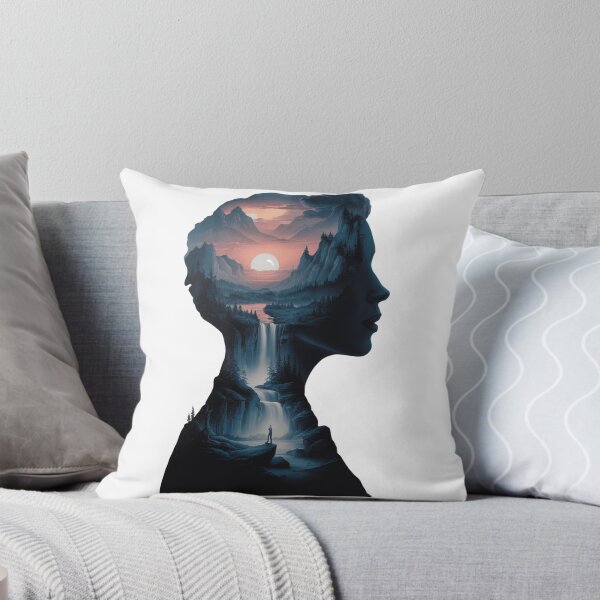 Item preview, Silhoutte Majestic Ocean Waves - Dramatic Coastal Landscape Art Print | Headland Allusion Design designed and sold by joanwatson45.