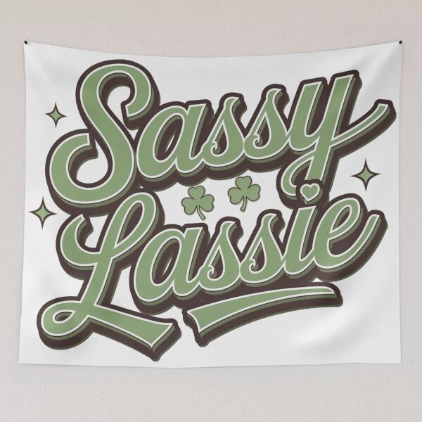 Item preview, Sassy Lassie - St. Patrick’s Day  designed and sold by Rajasekar.
