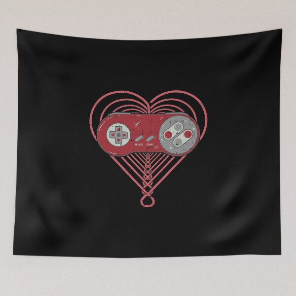 Item preview, Retro Gaming Controller - Video Games Gampad Heart designed and sold by anziehend.