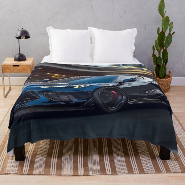 Item preview, Black Corvette E-Ray Poster – Sleek Hybrid Power II designed and sold by AutoPopStudio.