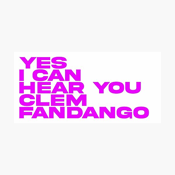 Item preview, Yes I can hear you Clem Fandango designed and sold by blitzwurst.