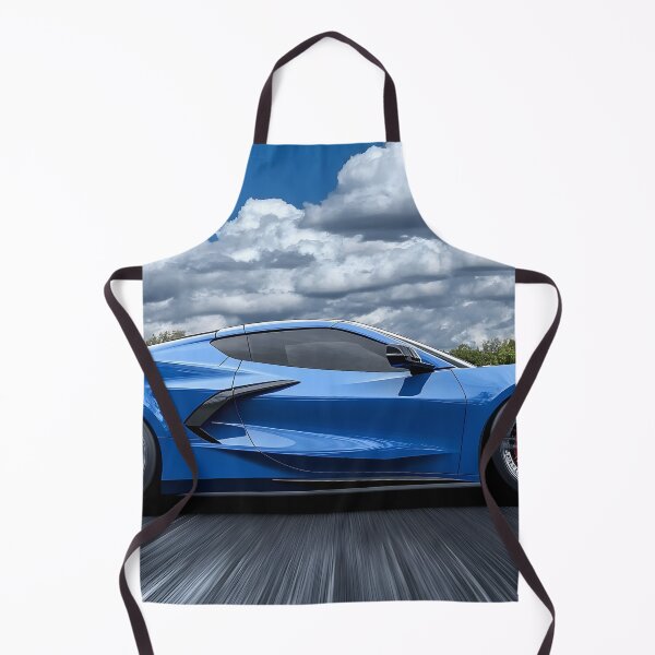 Item preview, Blue Corvette E-Ray Poster – Electrified Speed in Striking Blue designed and sold by AutoPopStudio.
