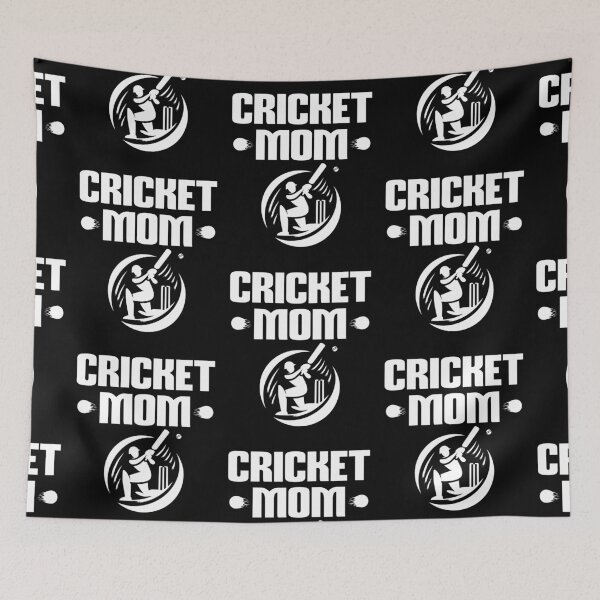 Item preview, Cricket Mom Cricketer Son Batsman Mother's Day Cricket Enthusiast Mother designed and sold by KLArtzStore.
