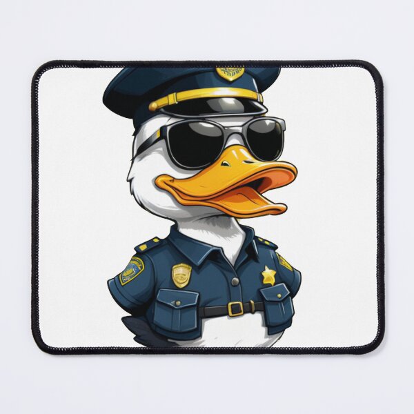 Item preview, The Coolest Cop Duck designed and sold by Trixeroks.