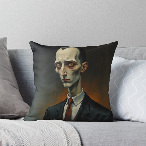 Item preview, Stylized Portrait of H.P Lovecraft in a Modigliani style designed and sold by Vintage Designs +.