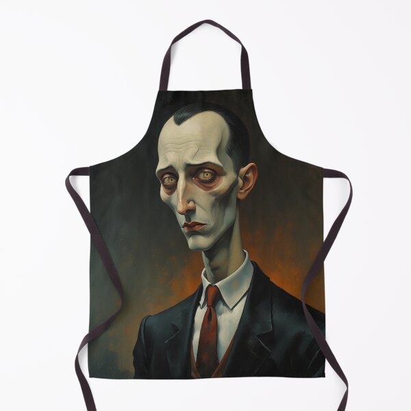 Item preview, Stylized Portrait of H.P Lovecraft in a Modigliani style designed and sold by Vintage Designs +.
